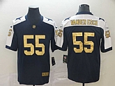 Nike Cowboys 55 Leighton Vander Esch Navy Gold Throwback Vapor Untouchable Limited Jersey,baseball caps,new era cap wholesale,wholesale hats